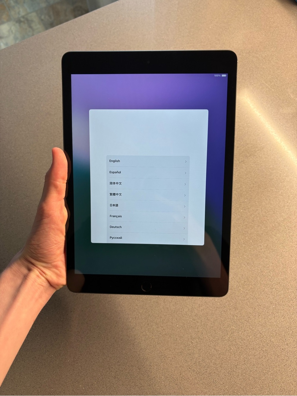 Apple iPad Tablet - Black Front